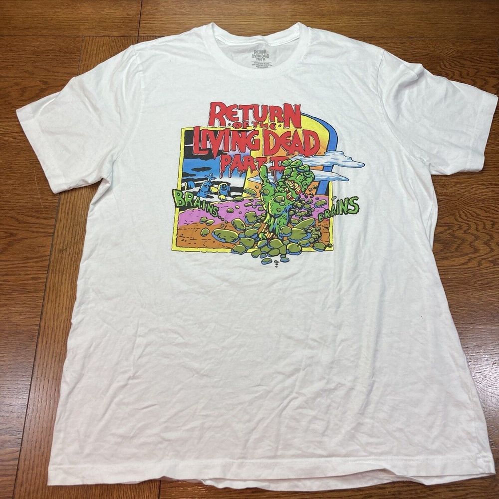 Return Of The Living Dead Part 2 Gutter Garbs Horror Movie Tshirt 2XL